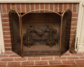 One of 3 Fireplace Screens