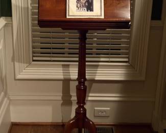 Statton Music Stand and a Copy of the Christmas Carol 