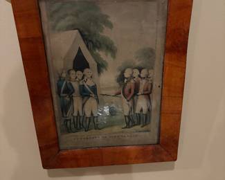 Old Currier Print Cornwall’s Surrender