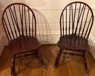 Nichols & Stone Windsor Style Rocking Chairs