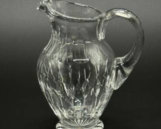 43 CutCrystalPitcherwEtchedSignature