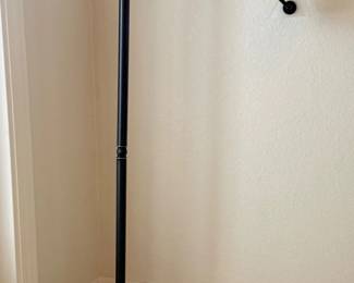 69 AdjustablePharmacyStyleBlackMetalFinishFloorLamp