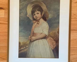 39 GeorgeRomneyFramedPrintofMissJulianaWilloughby