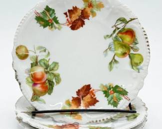 68 VintageBavariaPorcelainFruitPlates