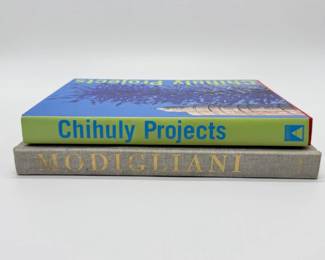 82 ChihulyProjectsModiglianiCoffeeTableBooks