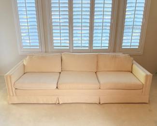 77 TraditionalEnglishArmWoodenFrameSofa