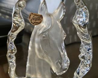 Crystal Horse Etching
