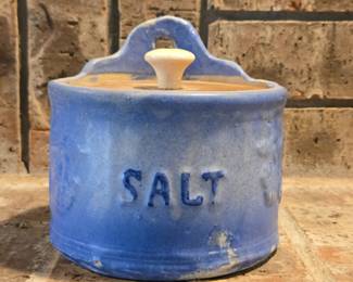 Stoneware Salt Box
