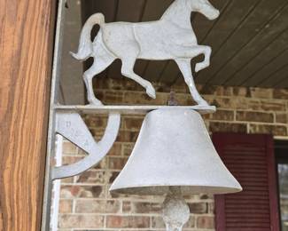 Cast-Iron Horse Dinner Bell