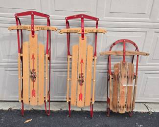 Western Clipper & Flexible Flyer III Sleds