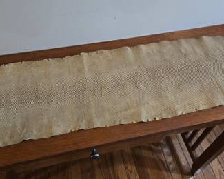 Tanned Snake Skin