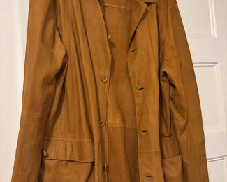 $280 - Suede Men jacket Large - X- Large Sz 44 - Swiss made 