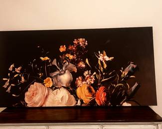 Wall art and large 7 drawer dresser