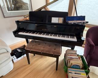 Stunning Kawai grand piano with added disc player piano system. Perfect condition.