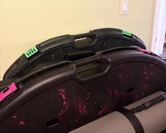 A good selection of gun cases 