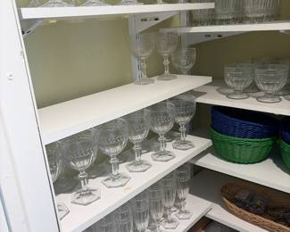 An assortment of glasses and gonlets 