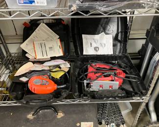 Sander and skill saw 