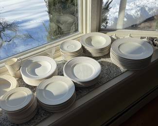 Wedgewood China. And Mikasa China.