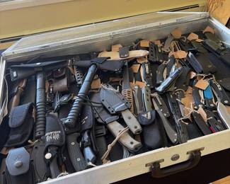 A collection of different types of knives great collection over 68 knives all different kinds