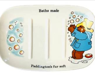 Paddington Bear Porcelain Soap Dish - English Porcelain
