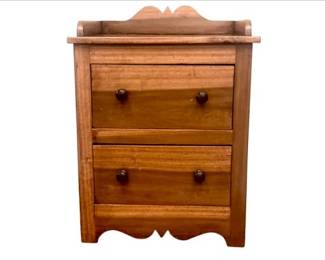 Vintage Wooden Bedside Table