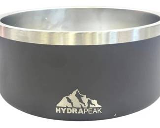 Hydrapeak Non Slip Stainless Steel Dog Bowl 8 Cup Storm