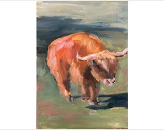 Original Hand Painted Acrylic Painting - Signed Britt Bair