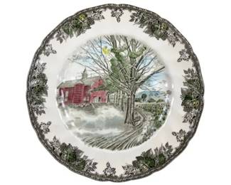 Johnson Brothers Vintage Friendly Village Autumn Mist Plate