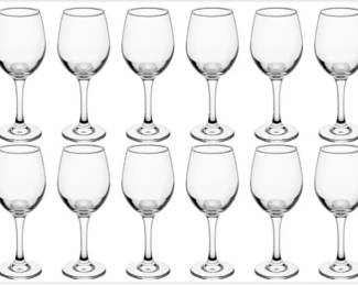 Boxed Set Of 12 Multipurpose Catering Glasses