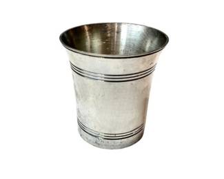 Williamsburg Stieff Pewter Shot Glass -Signed "Stieff Pewter Williamsburg Restoration"