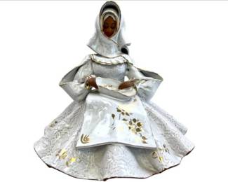 Vintage Hand Made Ambrogio Massida Terra Cotta Figurine