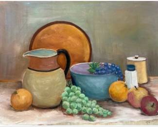Original Still Life Painting - Signed By Artist, Friberg