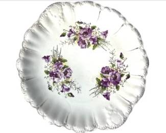 Antique American Belleek Porcelain Plate