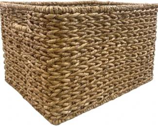 Water Hyacinth Storage Bin With Handles