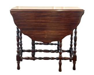 Mahogany Gate Leg Side Table