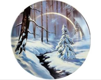 Limited Edition Porcelain Plate - Signed On Reverse