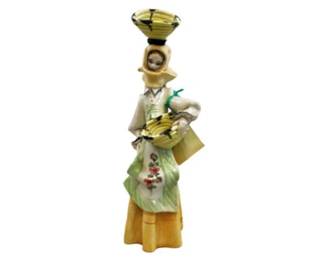 Stelio/Mola Hand Painted Ceramic Figurine -Cagliari Italy