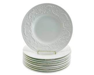 Wedgwood Etruria & Barlaston Patrician Ivory Cream Salad Plates (9 Plates)