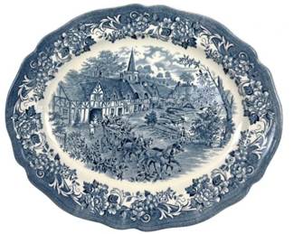 Meakin Ironstone Stratford Stage 12" Platter