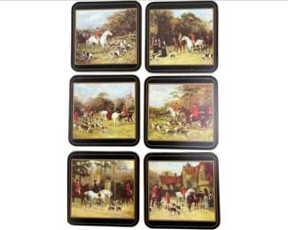 Pimpernel Tally Ho Coasters - Set Of 6