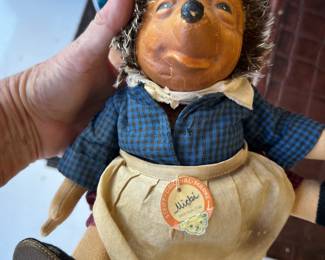 Vintage Steiff hedgehog