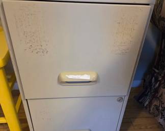 TwoDrawer Metal Filing Cabinet