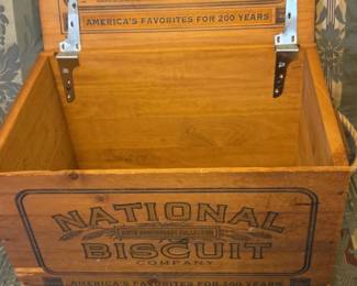 National Biscuit Company th Anniversary Commemorative Wooden Box