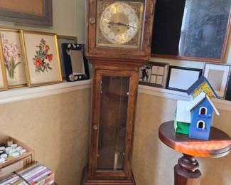 Antique Wooden Grandfather Clock