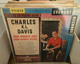 Charles K.L. Davis Sings Romantic Arias from Favorite Operas Vinyl Record Everest SDBR