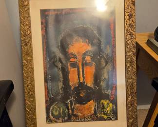 Georges Rouault, Head of Christ Lithograph