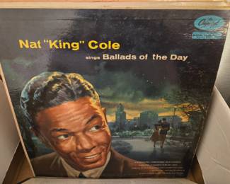Nat King Cole Sings Ballads of the Day Vinyl Record