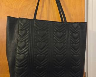 Betsey Johnson Quilted Heart Tote Bag