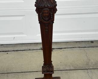 Carved Renaissance Revival Plant Stand