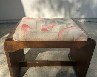 Art Deco vanity bench